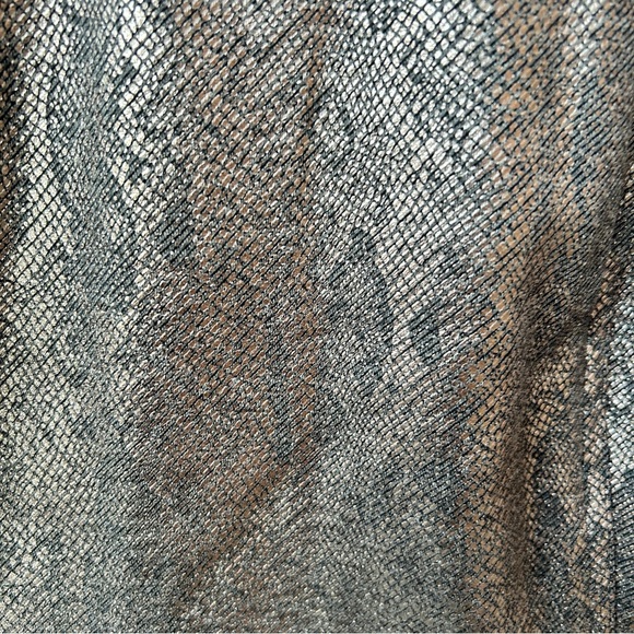 Calvin Klein Silver Metallic Snake Dress 14 NWT - Picture 5 of 7